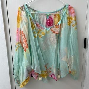 Farm Rio Floral Blouse M